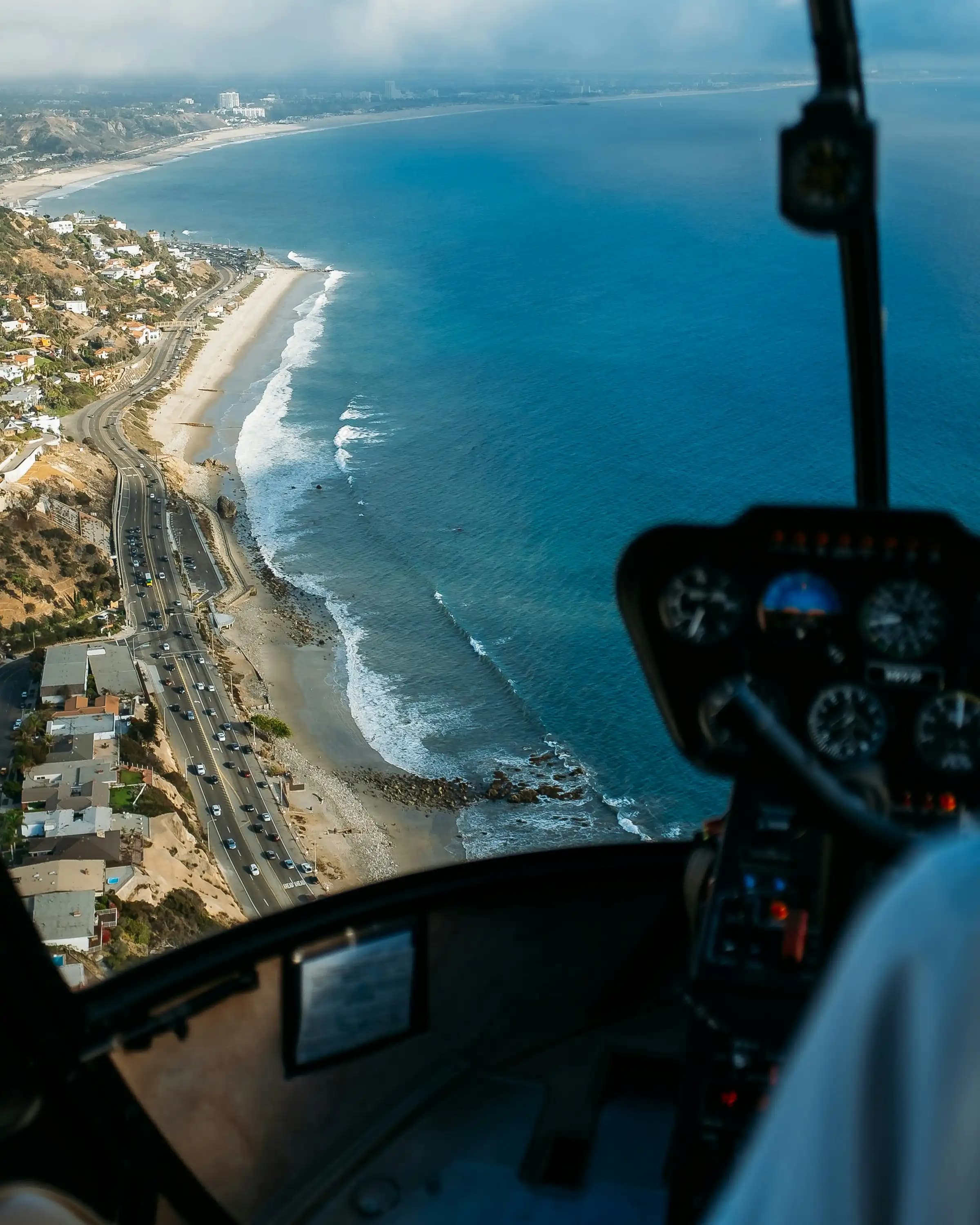 Panoramic flight Helicopter