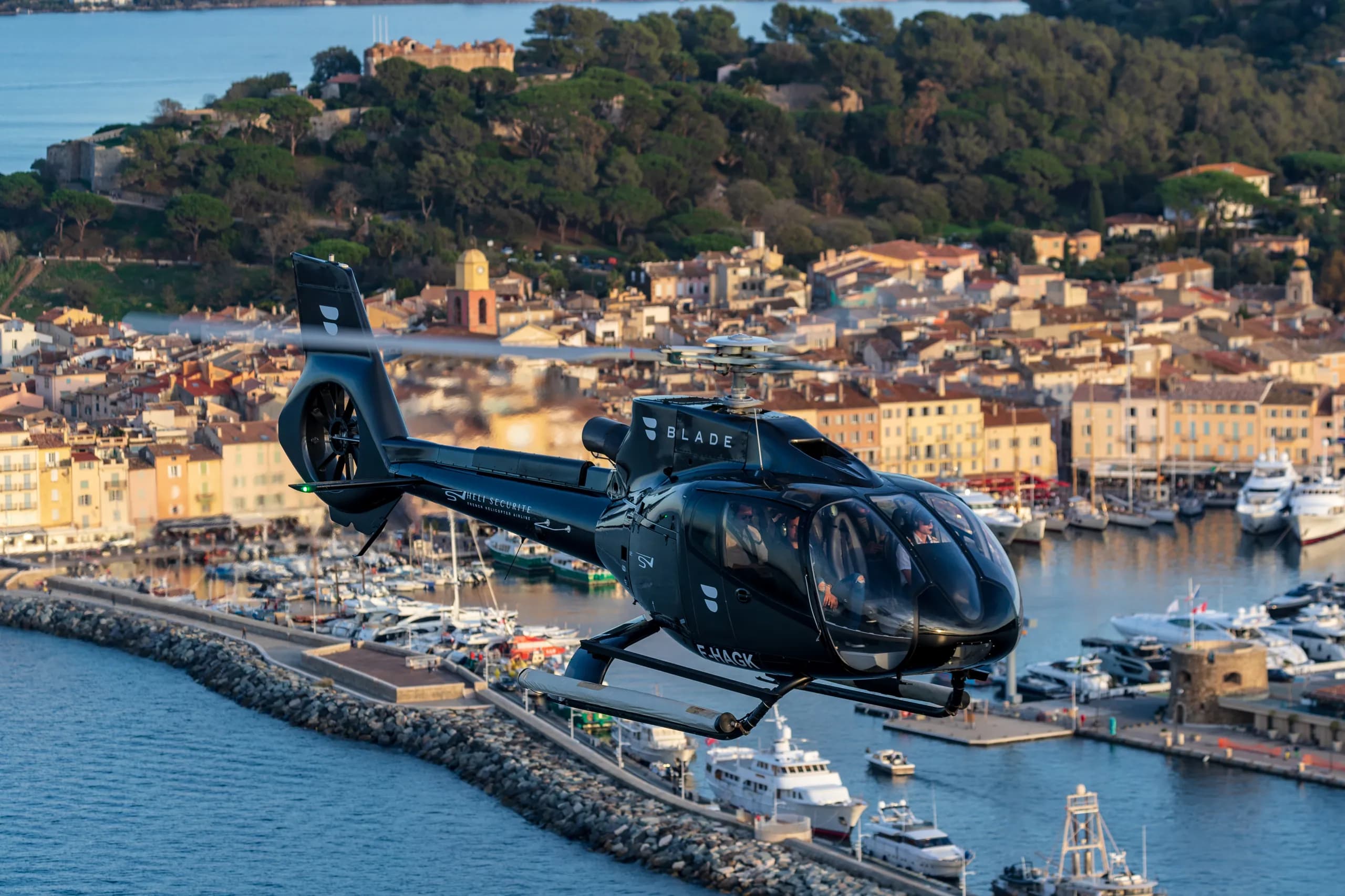 Saint-Tropez vol en hélicoptère